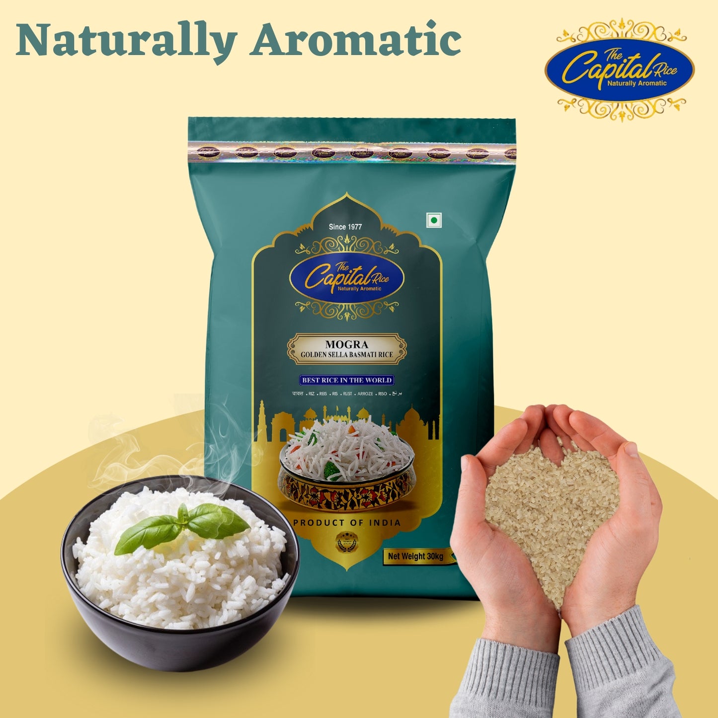 Capital Golden Sella Mogra 30kg