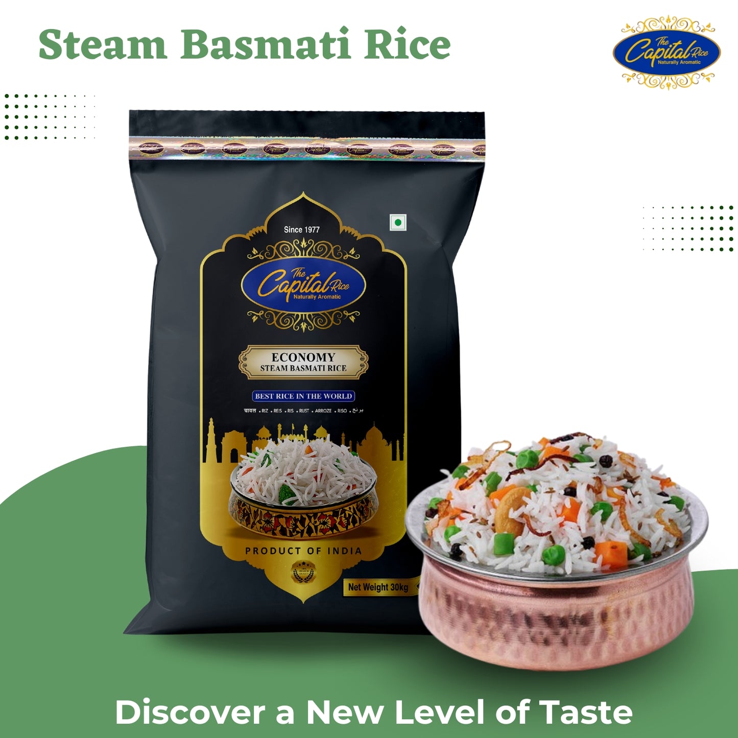 Capital Steam Economy Basmati Rice