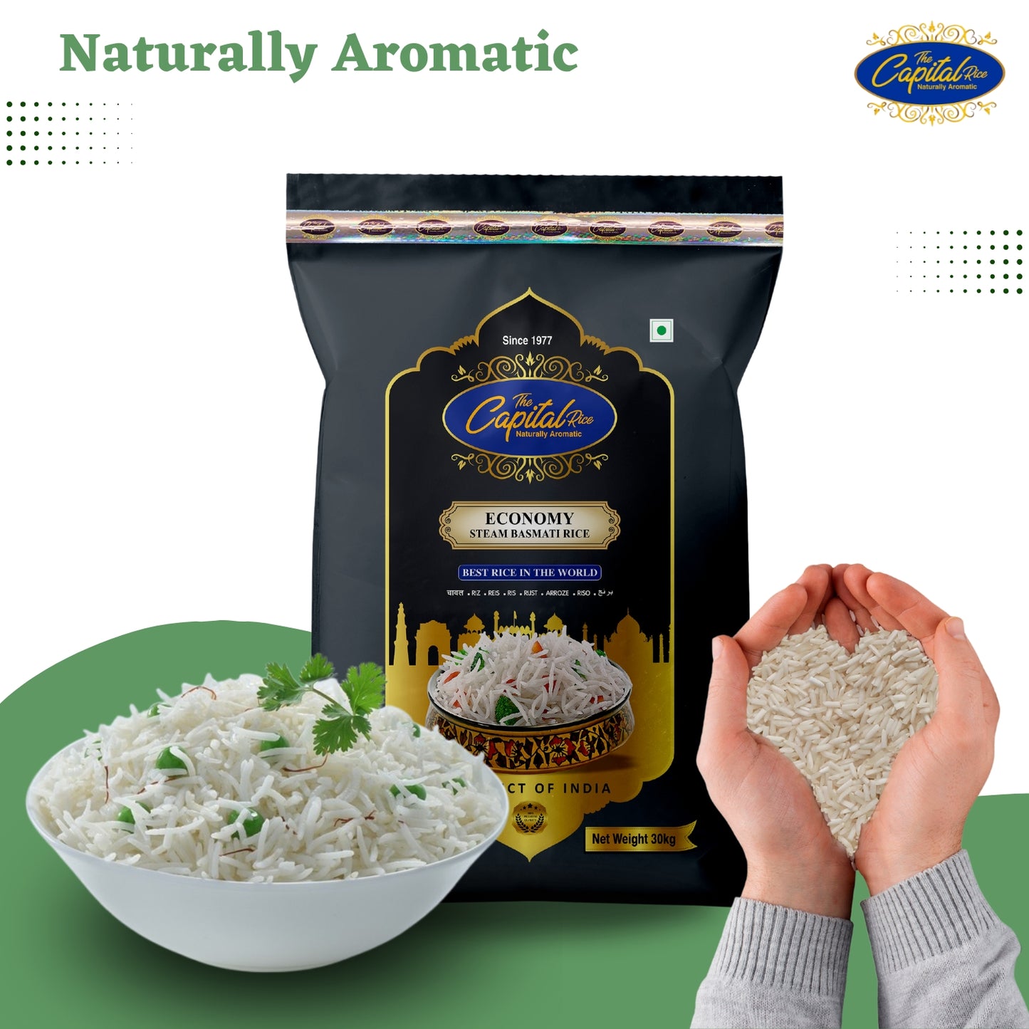 Capital Steam Economy Basmati Rice