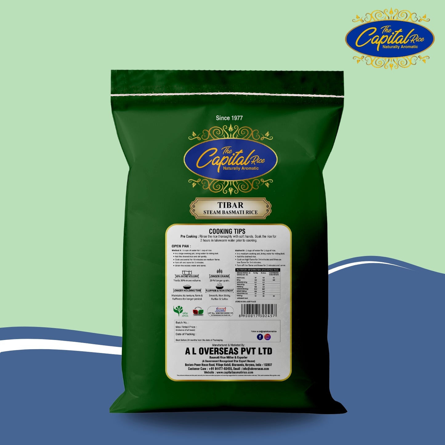 Capital Steam Tibar Basmati Rice