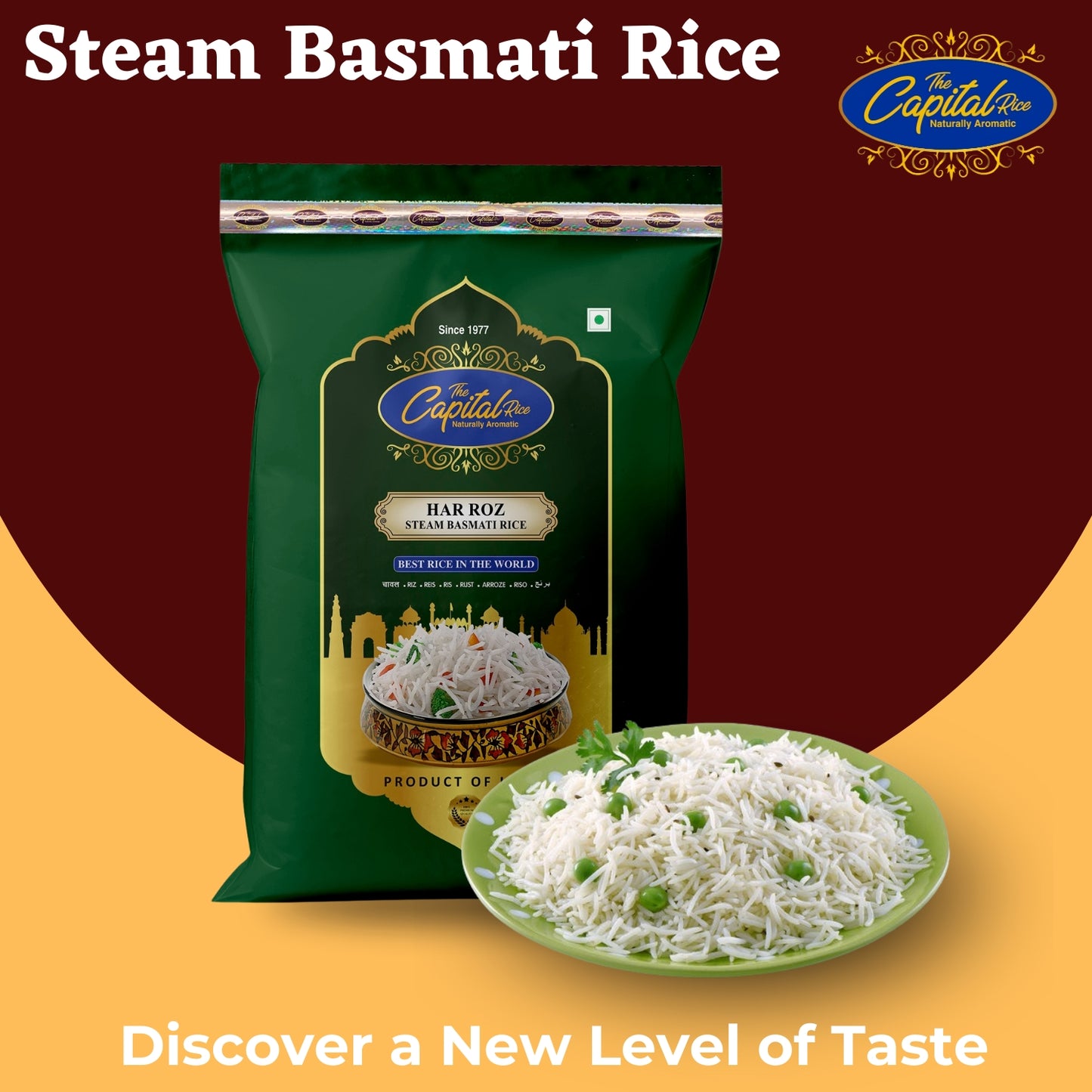 Capital Har Roz Steam Basmati Rice