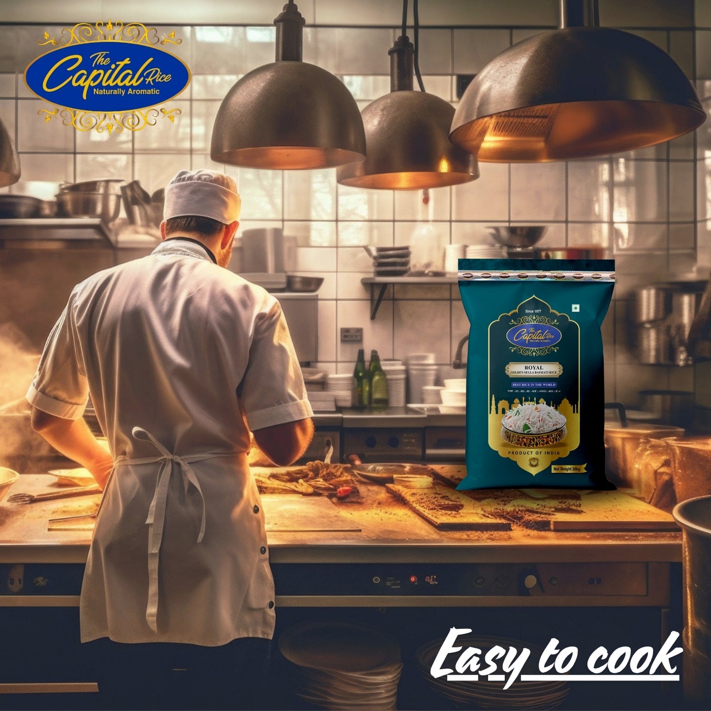 Capital Royal Golden Sella Basmati Rice 30Kg