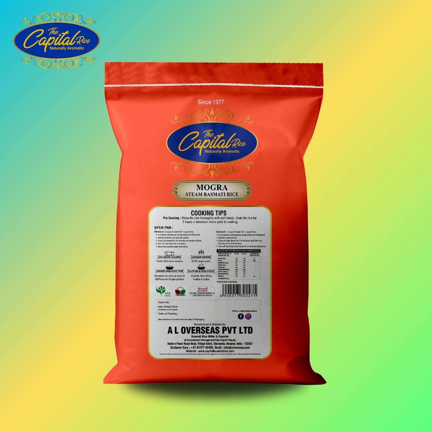 Capital Steam Mogra Basmati Rice