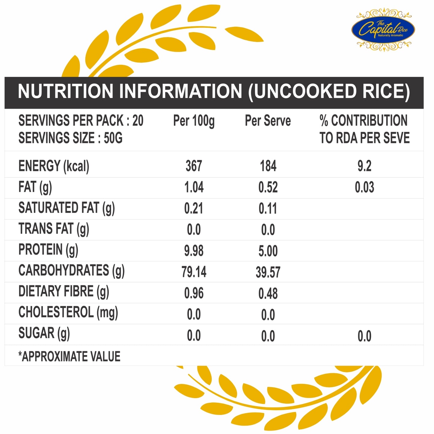 Capital Rozana Basmati Rice