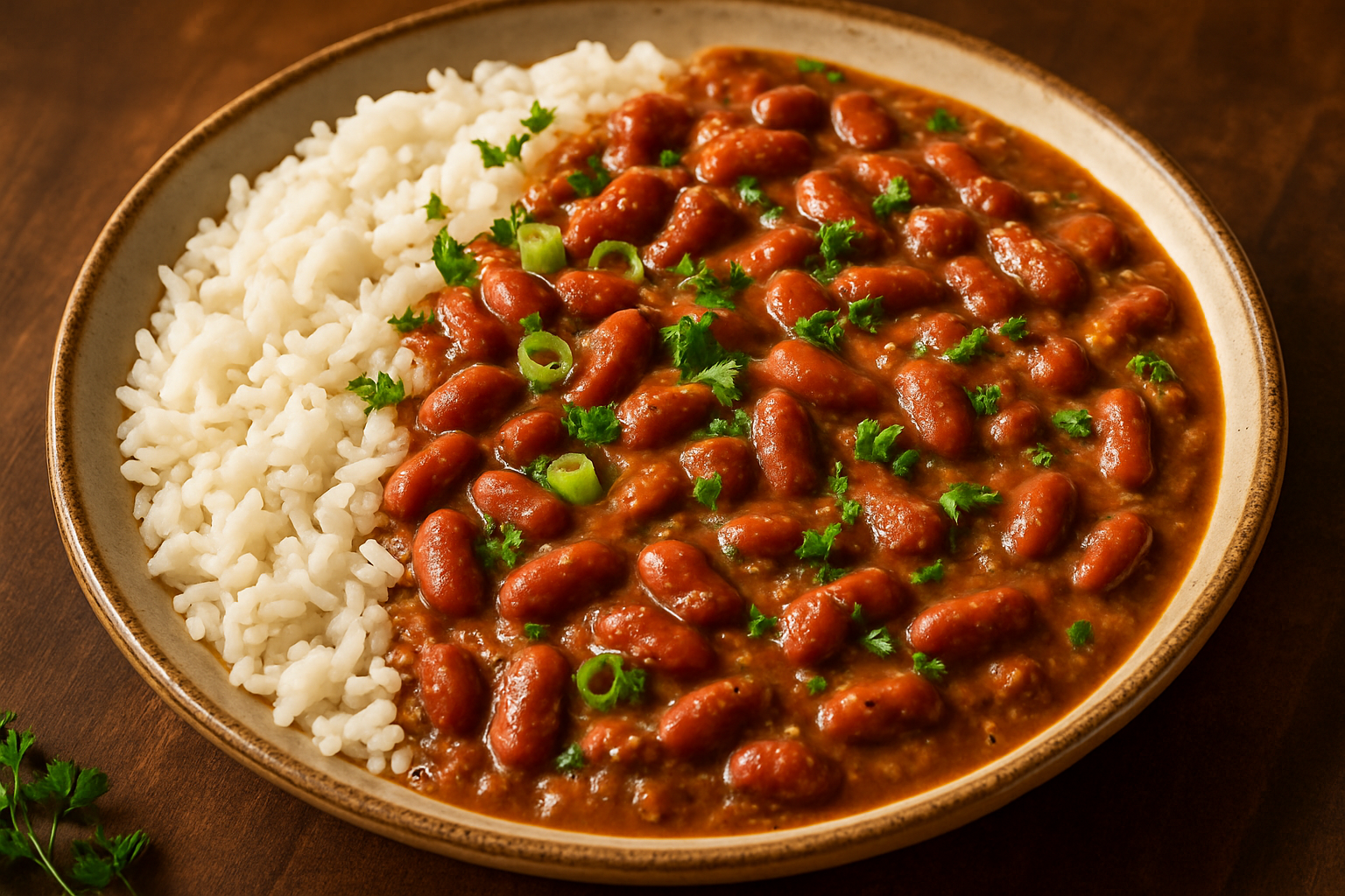 Louisiana-Style Red Beans & Rice with Capital Basmati Steam Economy