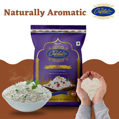 The Capital Rice Naturally Aromatic Daily Basmati Rice