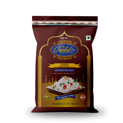 The Capital Rice Naturally Aromatic Golden Basmati Rice