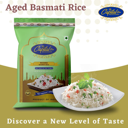 The Capital Rice Naturally Aromatic Rozana Basmati Rice