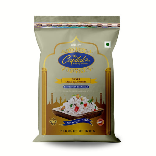 The Capital Rice Naturally Aromatic Silver Steam Basmati Rice