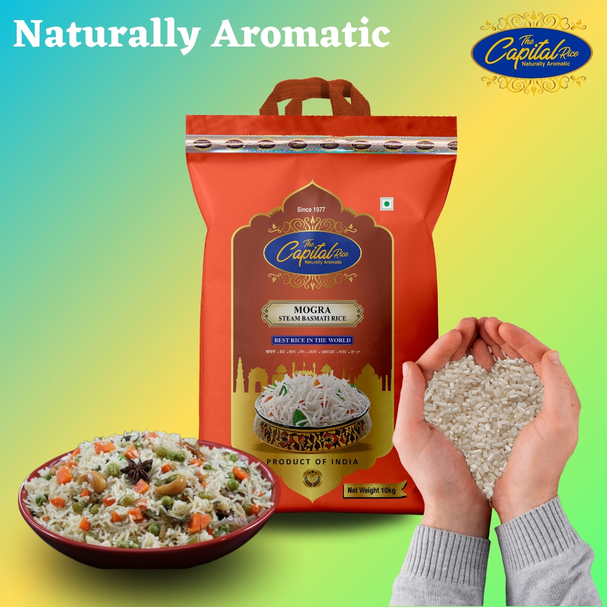 Capital Rice Capital Steam Mogra– Capital Basmati Rice