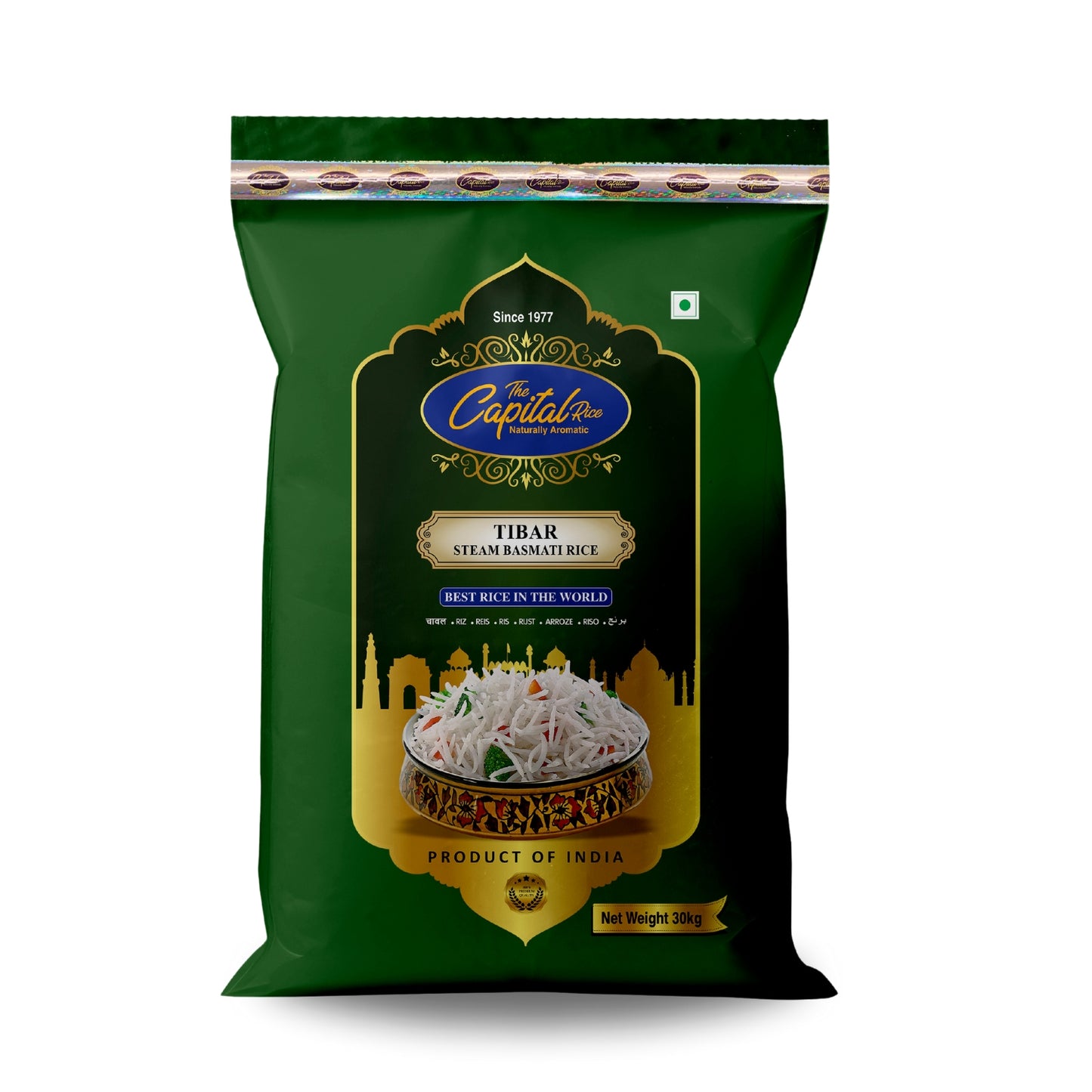 The Capital Rice Naturally Aromatic Steam Tibar Basmati Rice