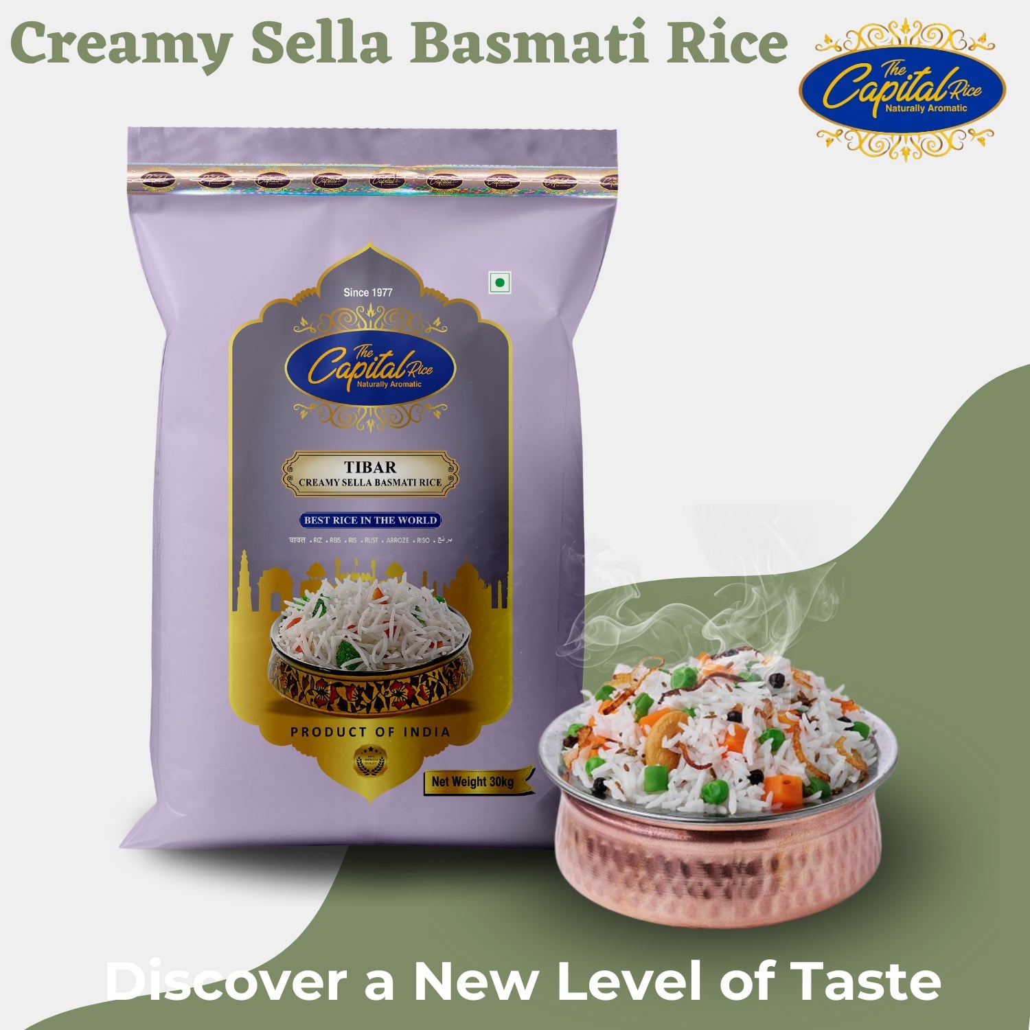 Capital Rice Capital Creamy Tibar– Capital Basmati Rice