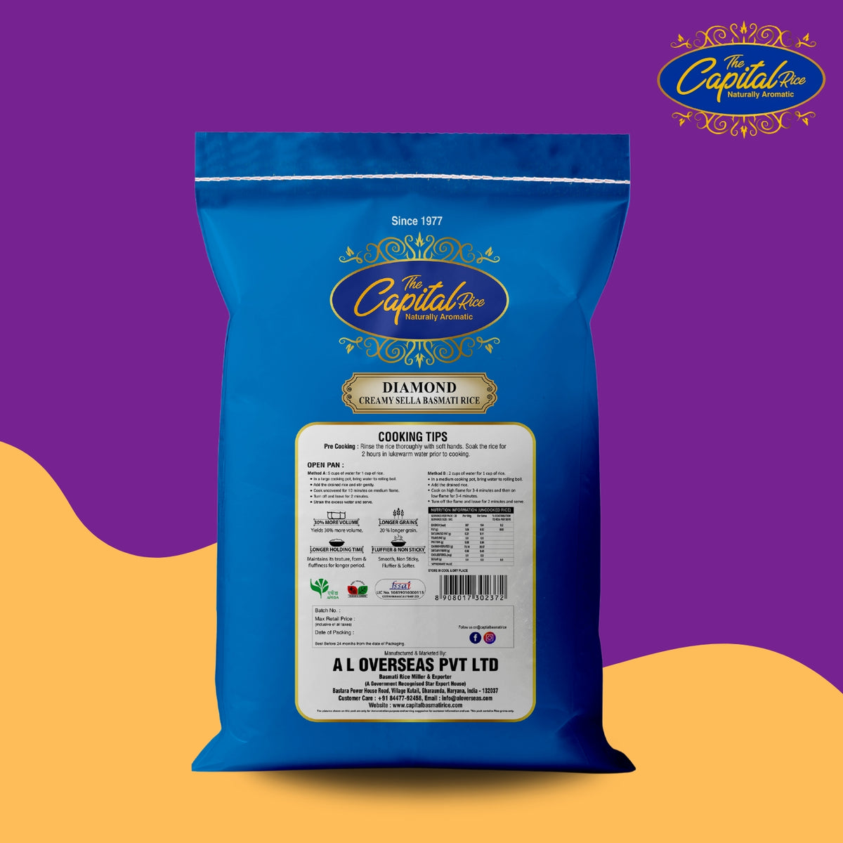 Capital Rice Capital Diamond– Capital Basmati Rice