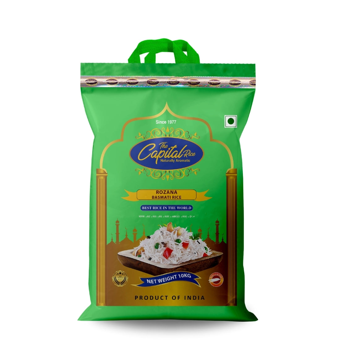 The Capital Rice Naturally Aromatic Rozana Basmati Rice