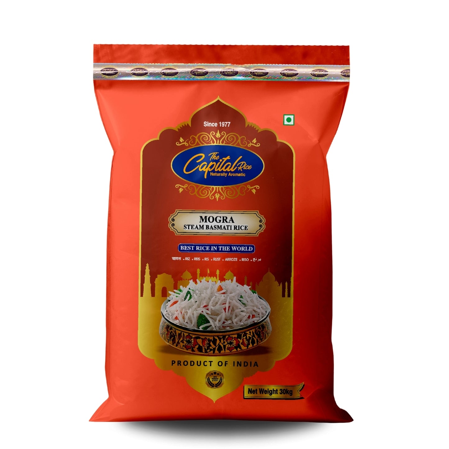 The Capital Rice Naturally Aromatic Steam Mogra Basmati Rice