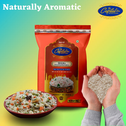 The Capital Rice Naturally Aromatic Steam Mogra Basmati Rice