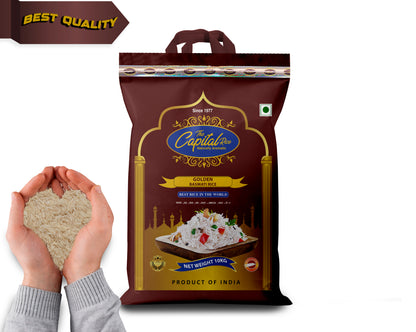 The Capital Rice Naturally Aromatic Golden Basmati Rice