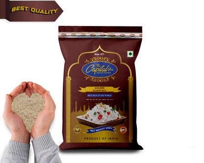 The Capital Rice Naturally Aromatic Golden Basmati Rice