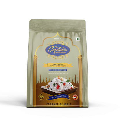 The Capital Rice Naturally Aromatic Silver Steam Basmati Rice